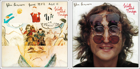 John Lennon Walls and Bridges album covers